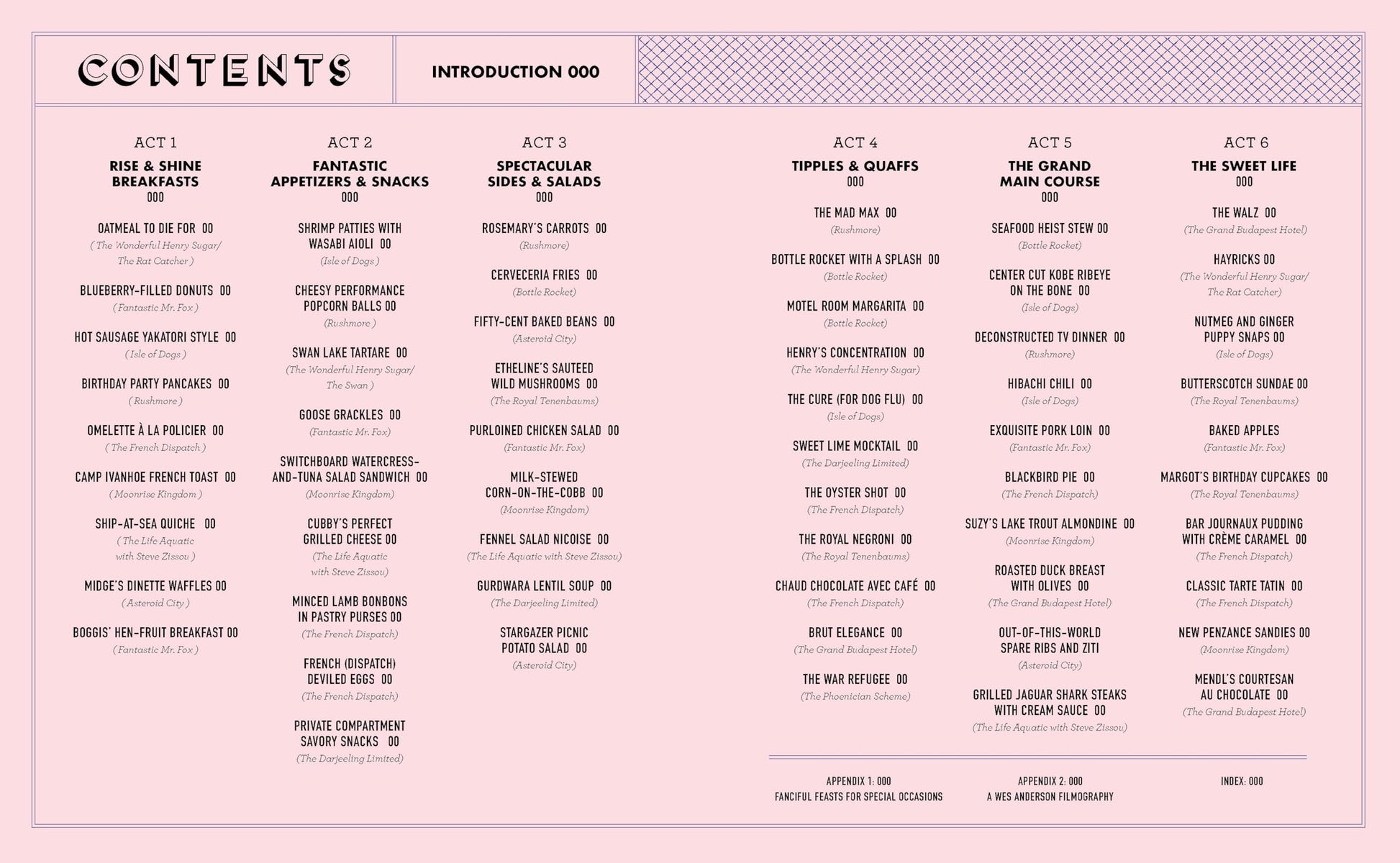 The Wes Anderson Cookbook: Whimsical Recipes Inspired by the Director and His Films (Directors Cut Kitchen)