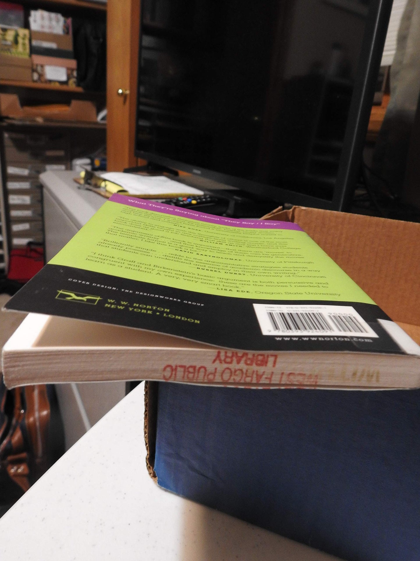 They Say / I Say: The Moves That Matter In Academic Writing