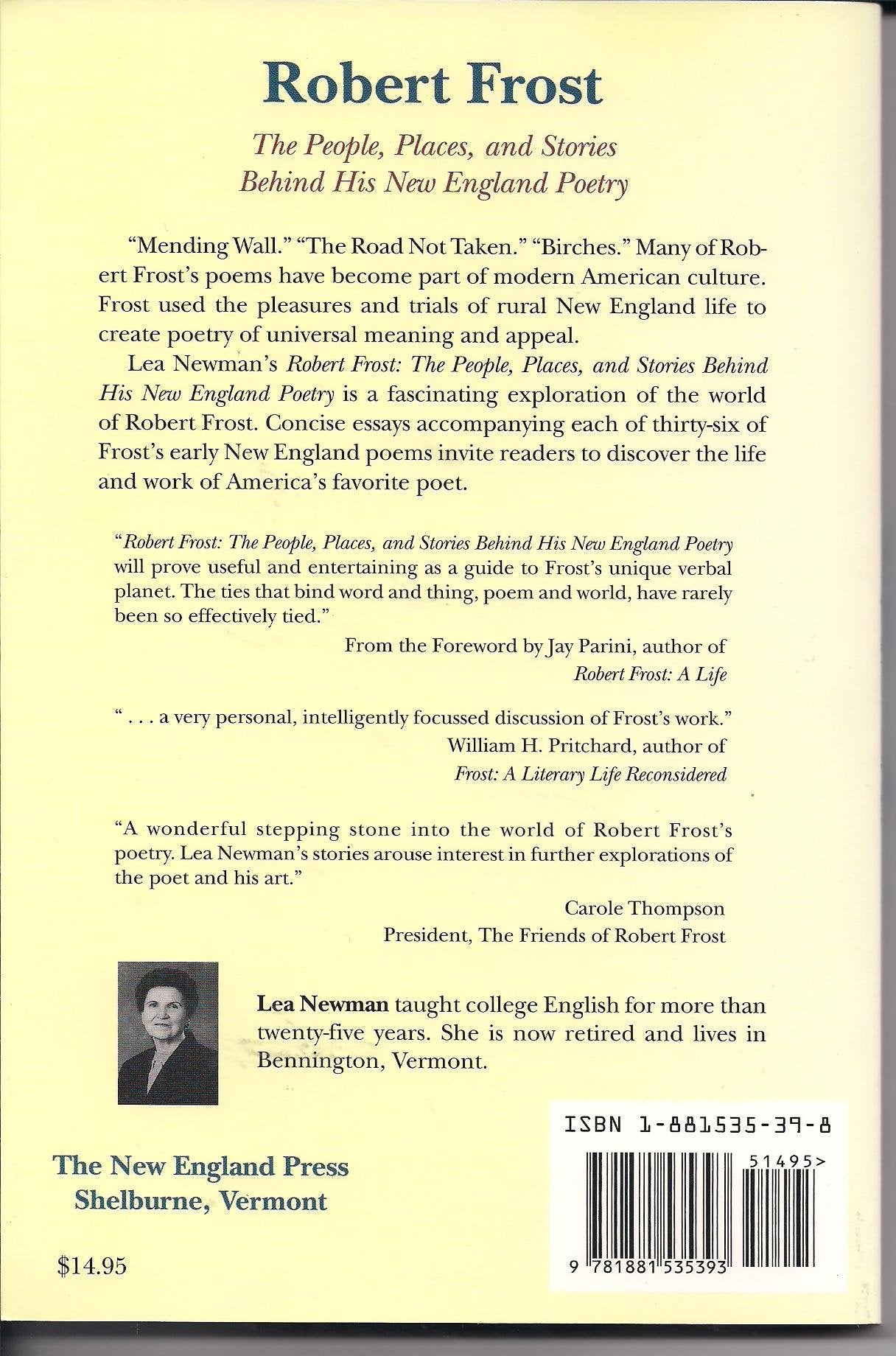 Robert Frost: The People, Places, and Stories Behind His New England Poetry
