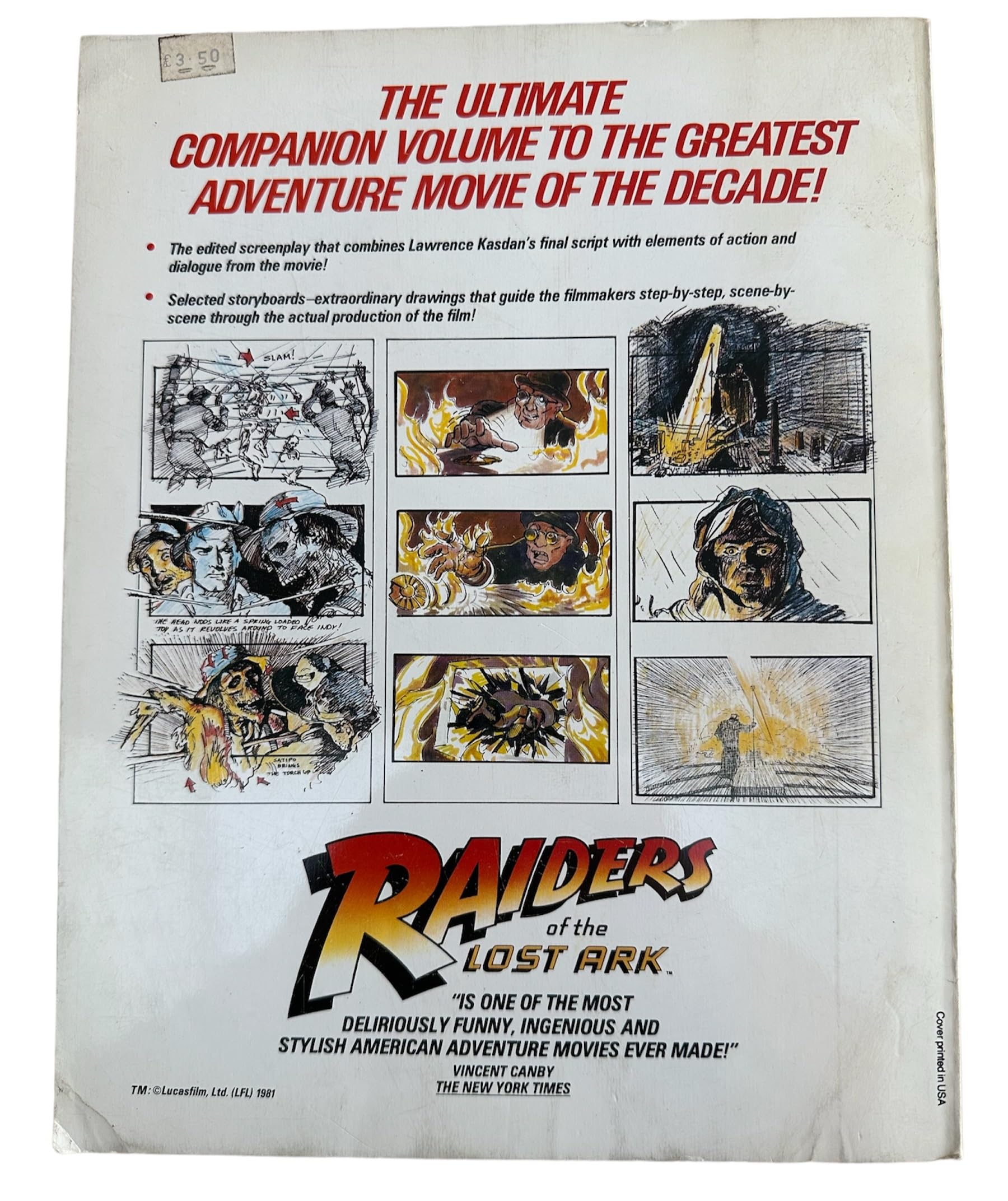 Raiders of the Lost Ark: The Illustrated Screenplay