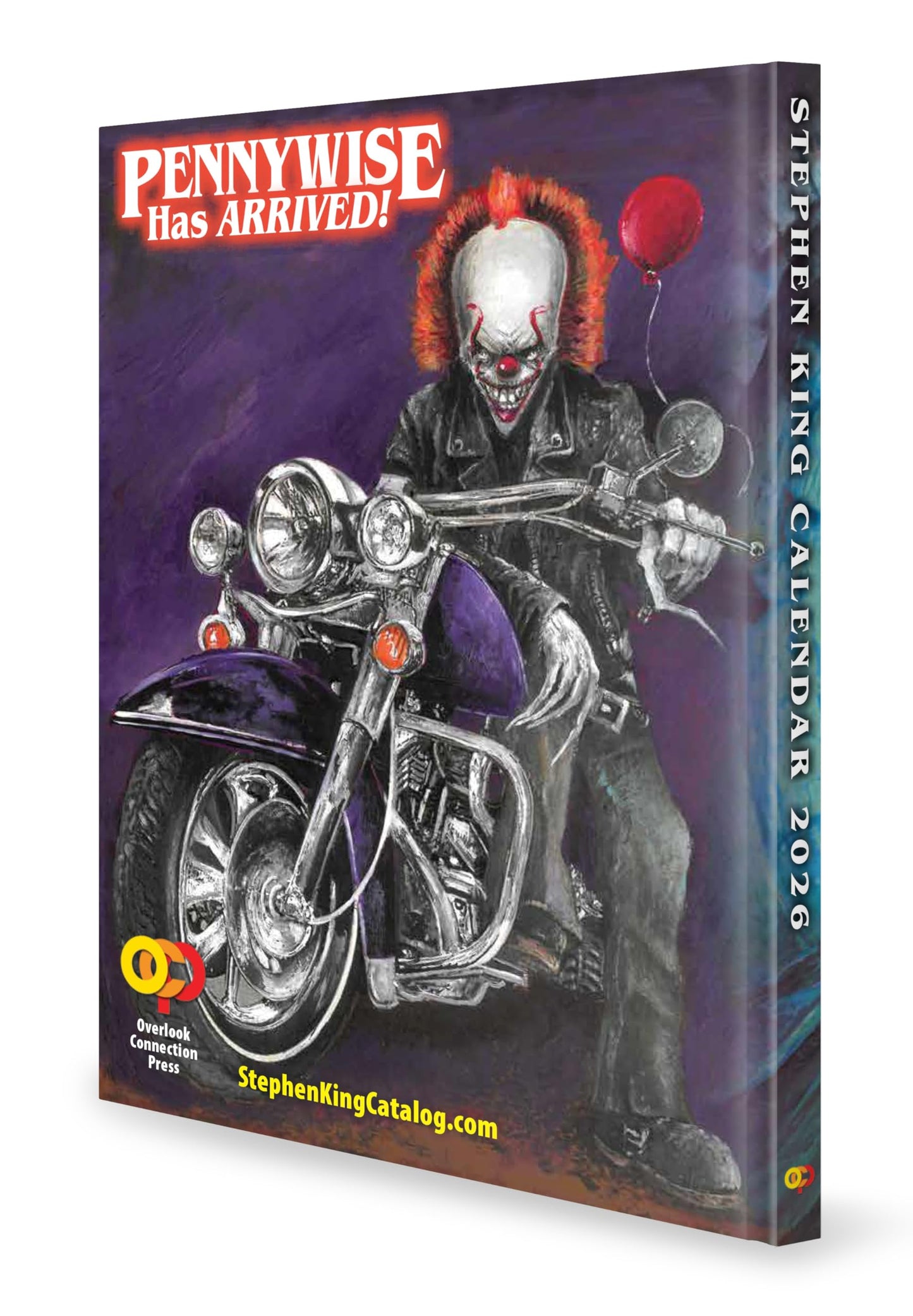 2026 Stephen King Calendar Meet Pennywise: Meeting Stephen King