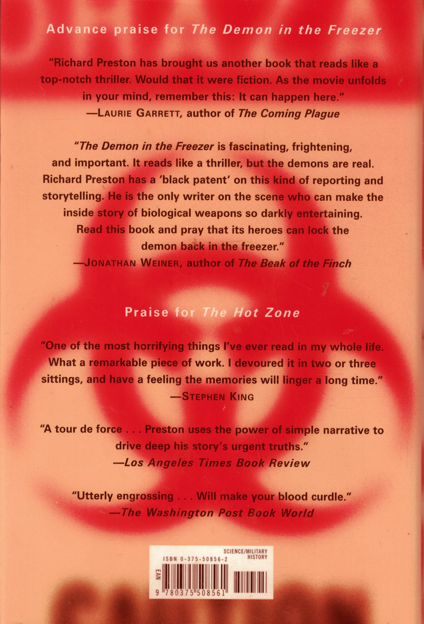 The Demon in the Freezer: A True Story
