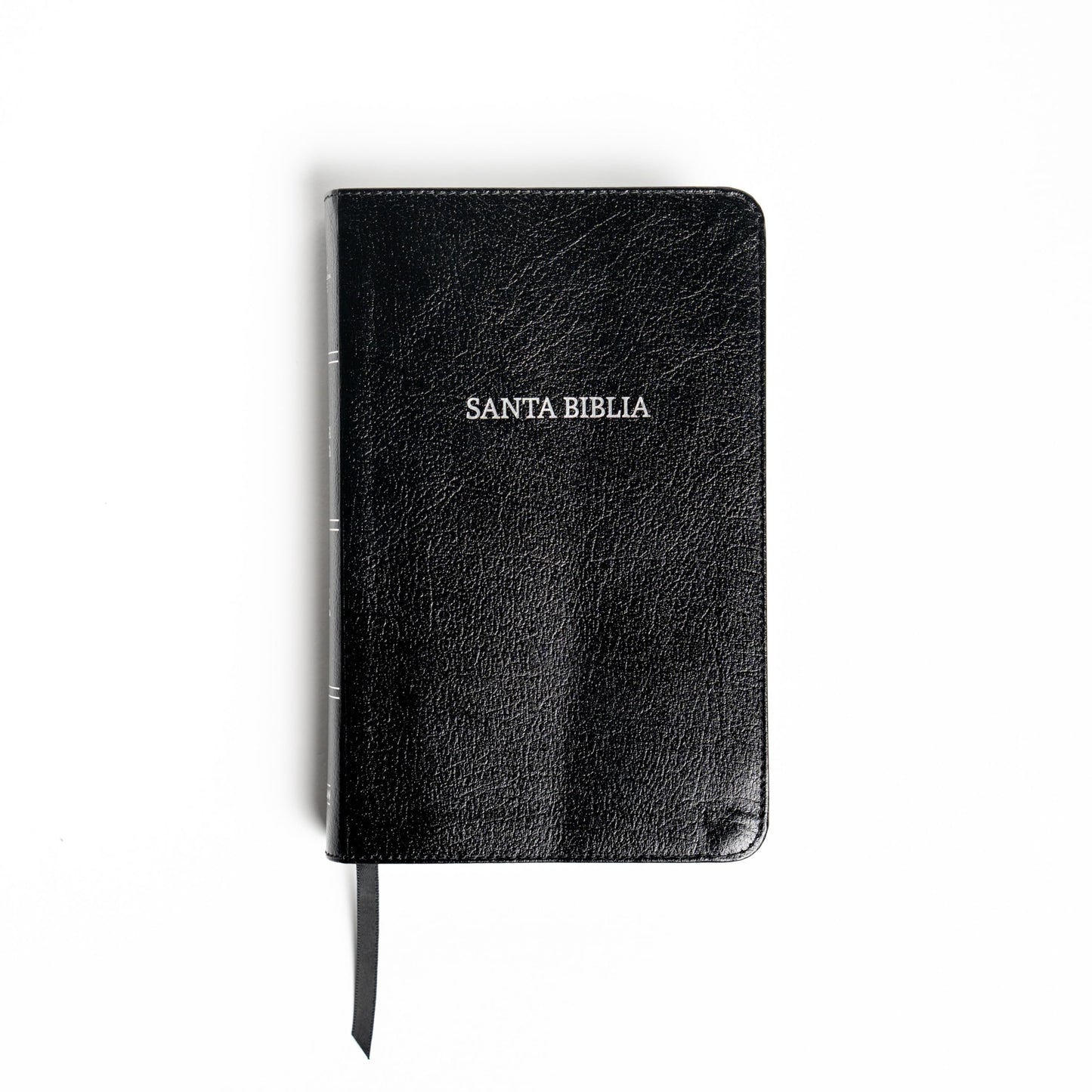 Biblia Reina Valera 1960 Compacta, Letra Grande, negro, piel fabricada  RVR 1960 Compact Bible Large Print Black, Bonded Leather (Spanish Edition)