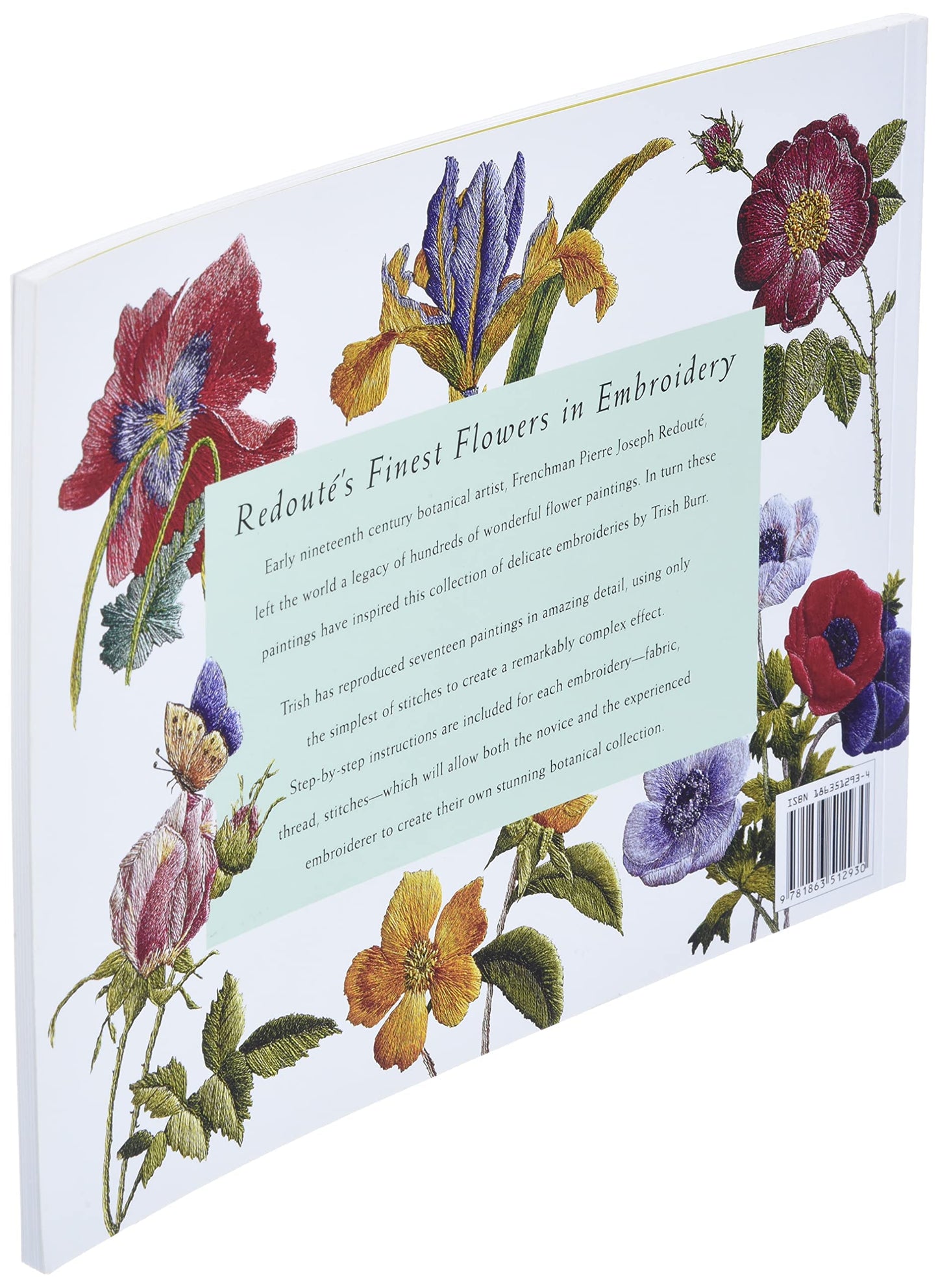 Redoute's Finest Flowers in Embroidery