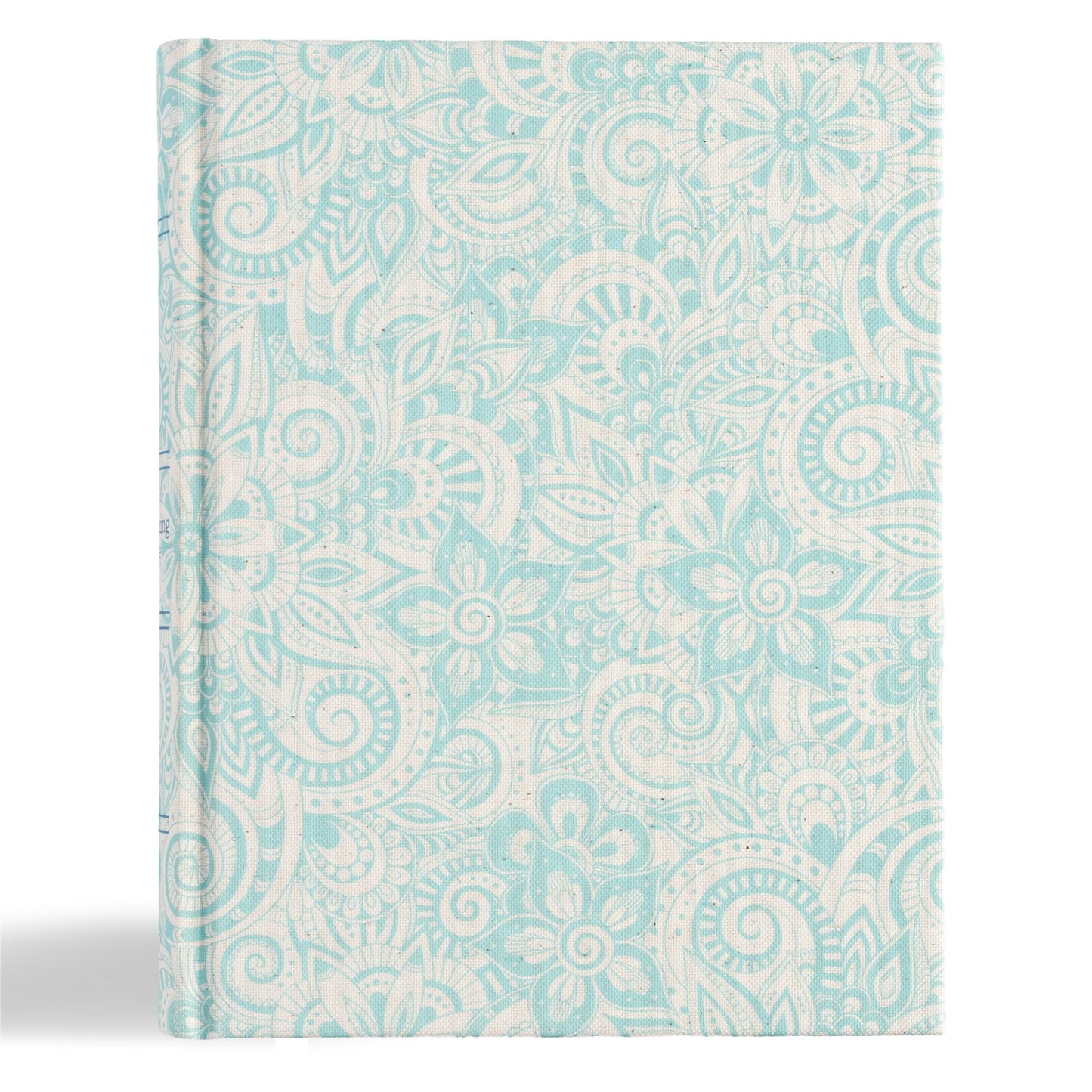 KJV Notetaking Bible, Blue Floral Cloth Over Board, KJV Holy Bible, Red Letter, Wide Margins, Journaling Space, Single-Column, Reading Plan, Easy-to-Read Bible MCM Type