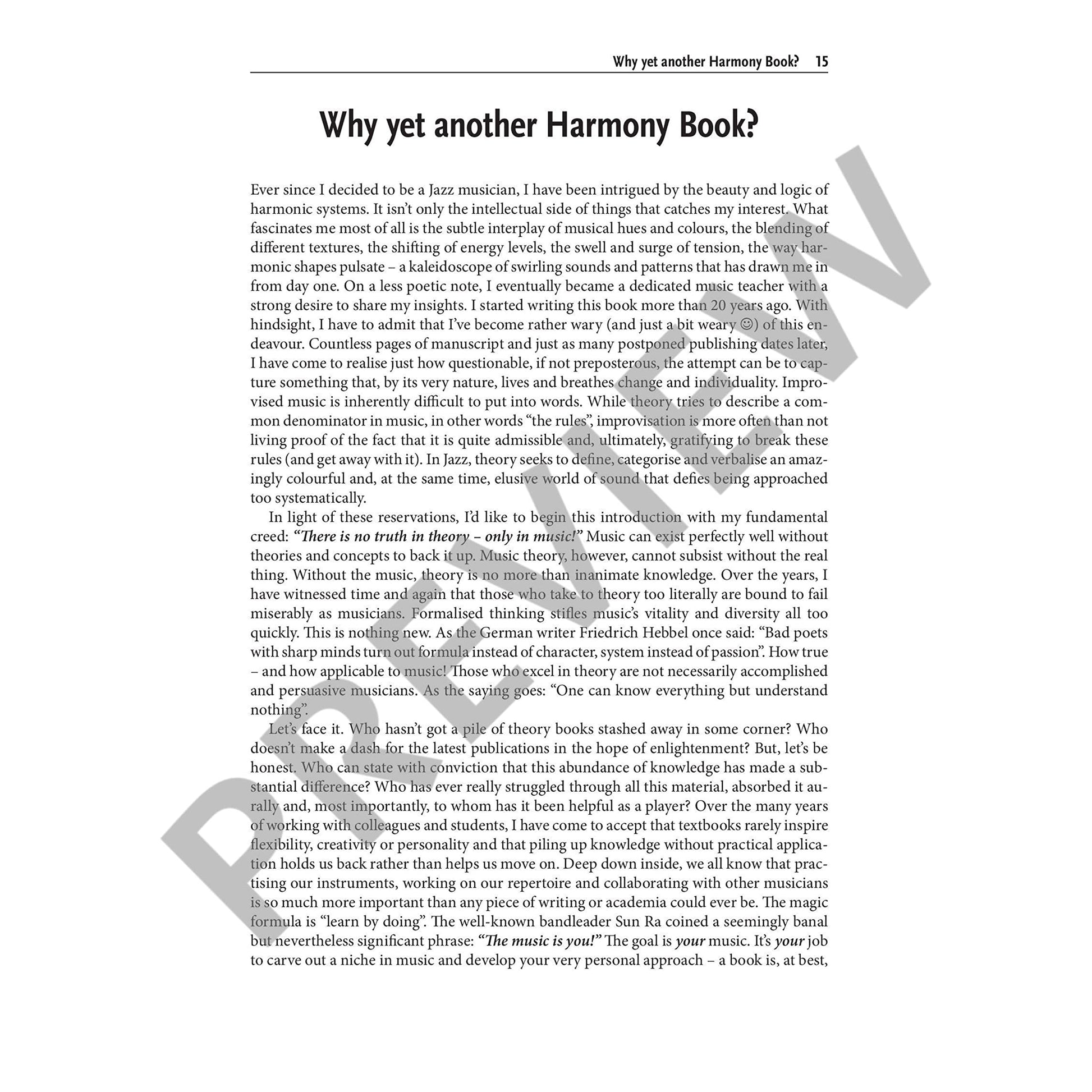 Jazz Harmony: Think - Listen - Play: A Practical Approach