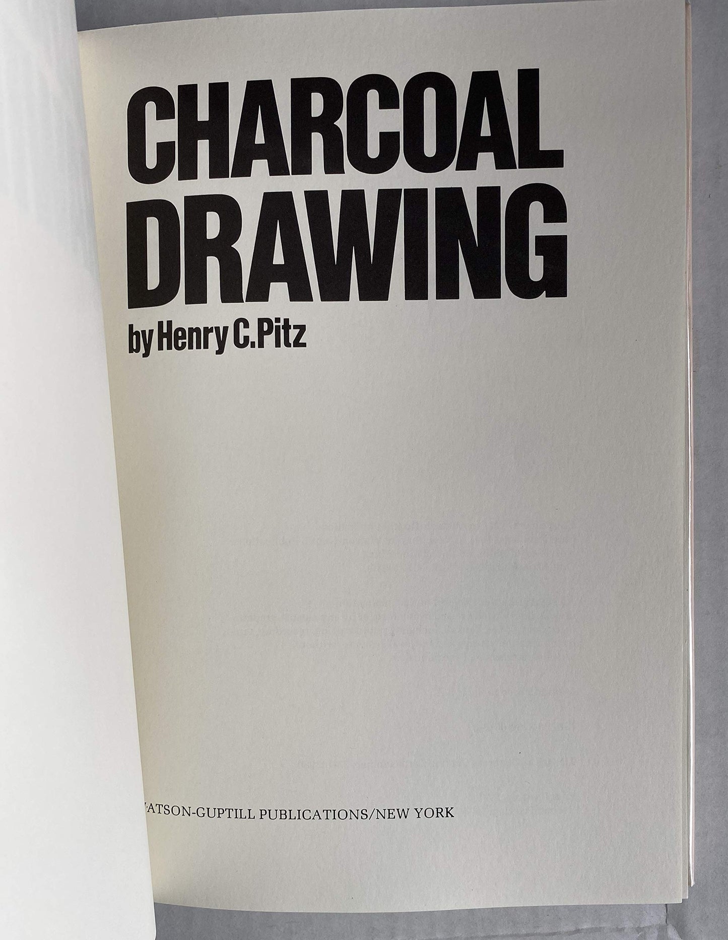 Charcoal drawing,