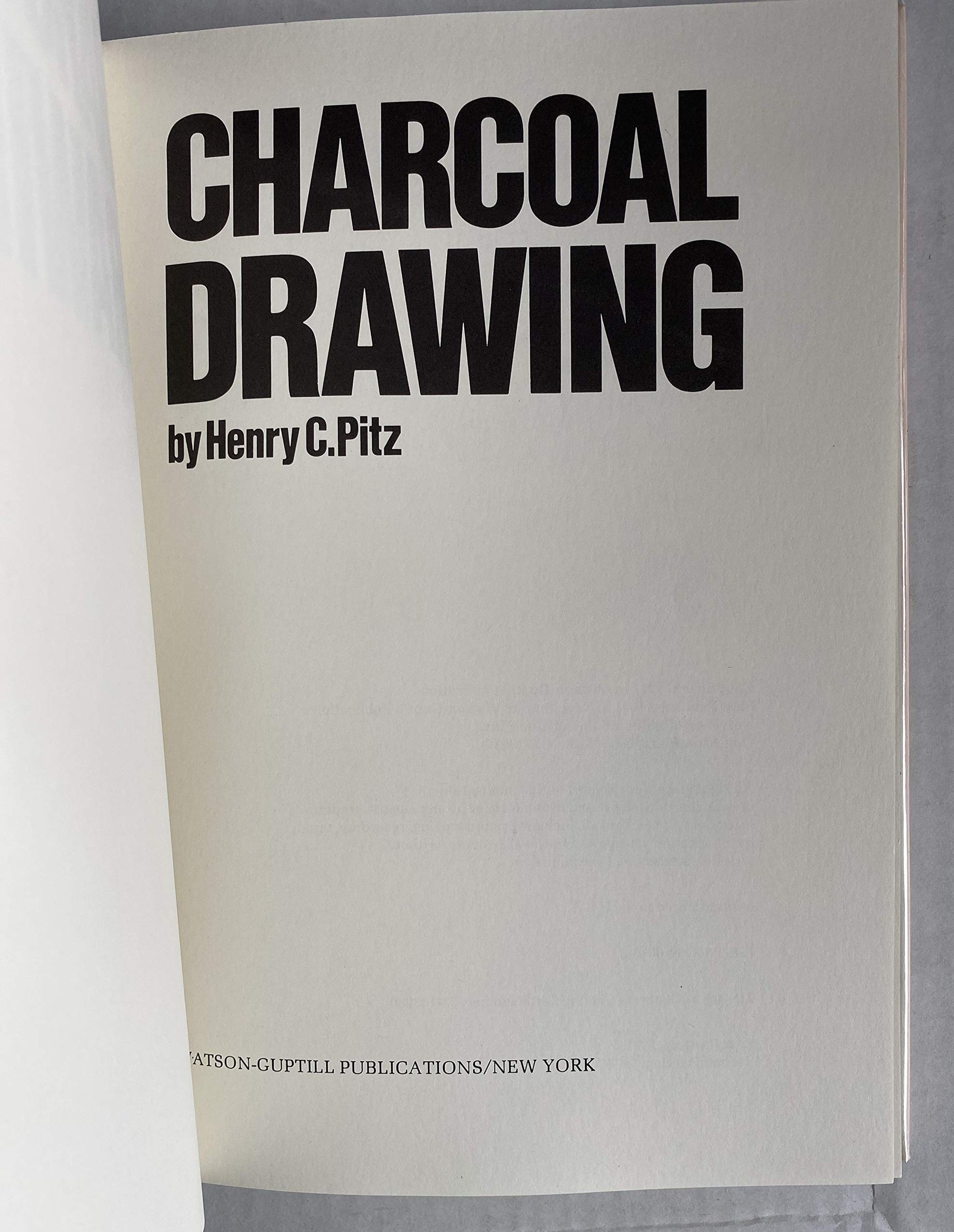 Charcoal drawing,