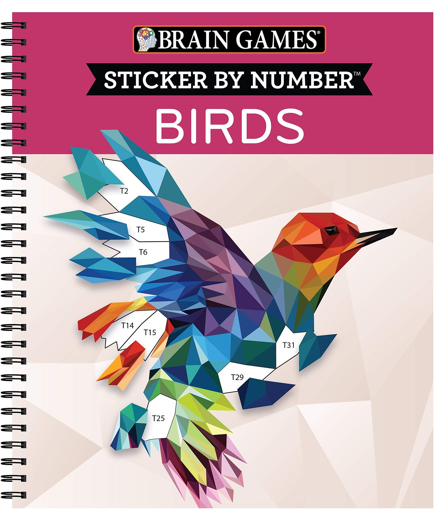 Brain Games - Sticker by Number: Birds (28 Images)