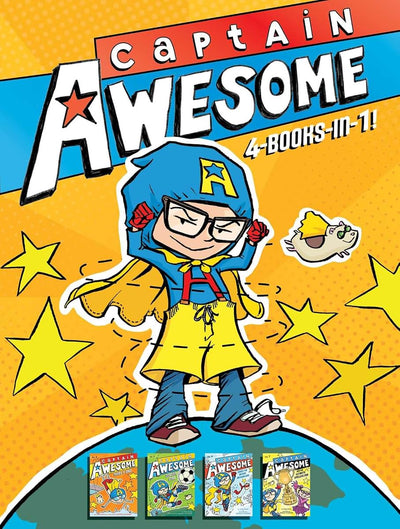 Captain Awesome 4-Books-in-1: Captain Awesome Takes a Dive; Captain Awesome, Soccer Star; Captain Awesome Saves the Winter Wonderland; Captain Awesome and the Ultimate Spelling Bee