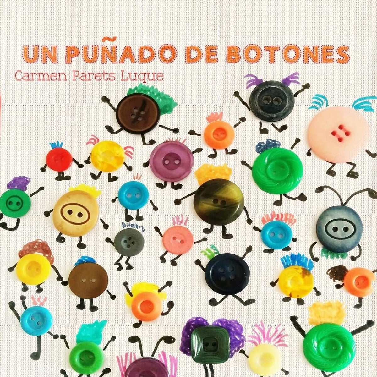 Un puado de botones: Cuento Infantil sobre la diversidad familiar (Spanish Edition)