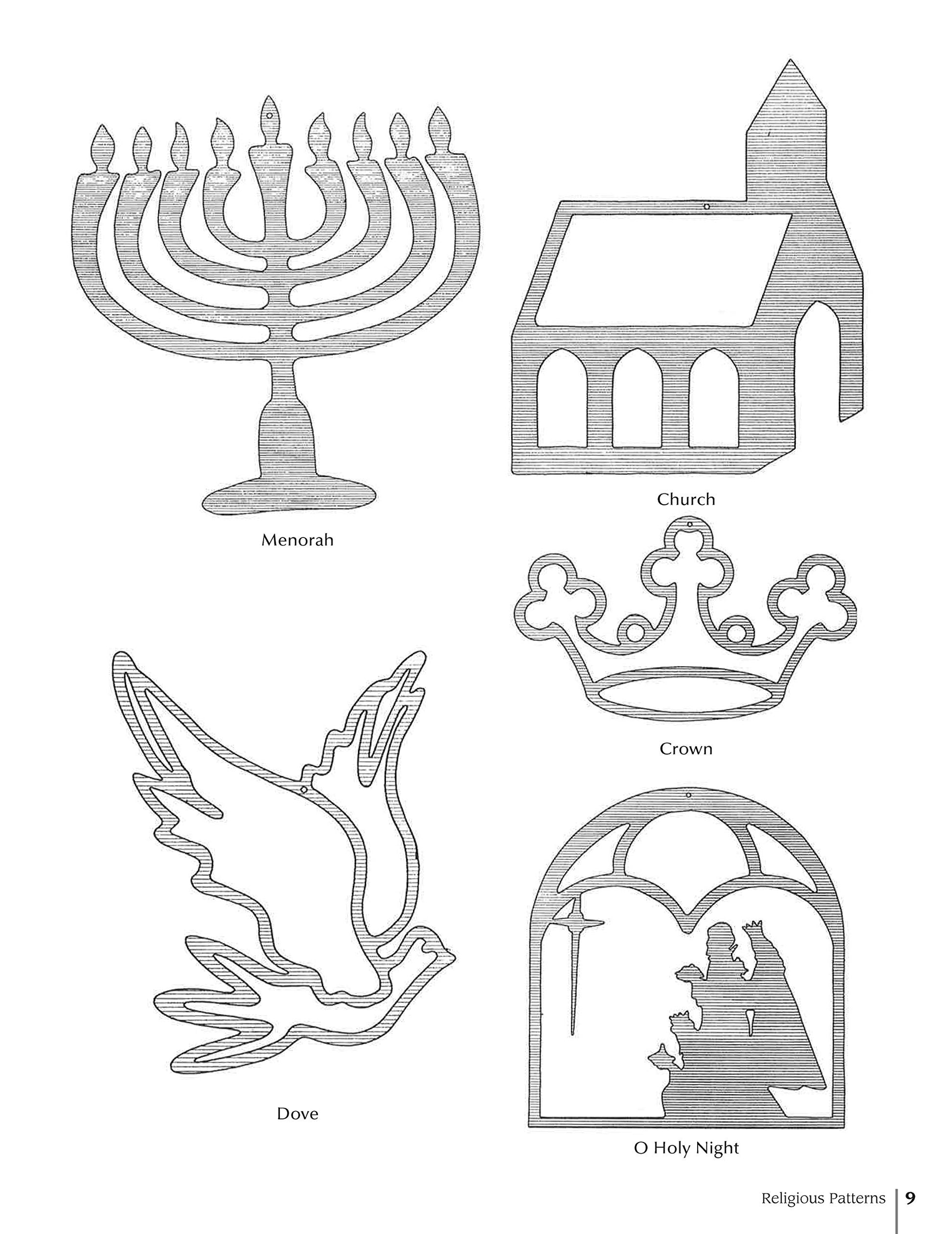 Scroll Saw Christmas Ornaments: More Than 200 Patterns (Fox Chapel Publishing) Full-Size Drawings of Religious & Traditional Designs: Santas, Snowmen, Fretwork, Ornate Words, Novelties, and Wildlife