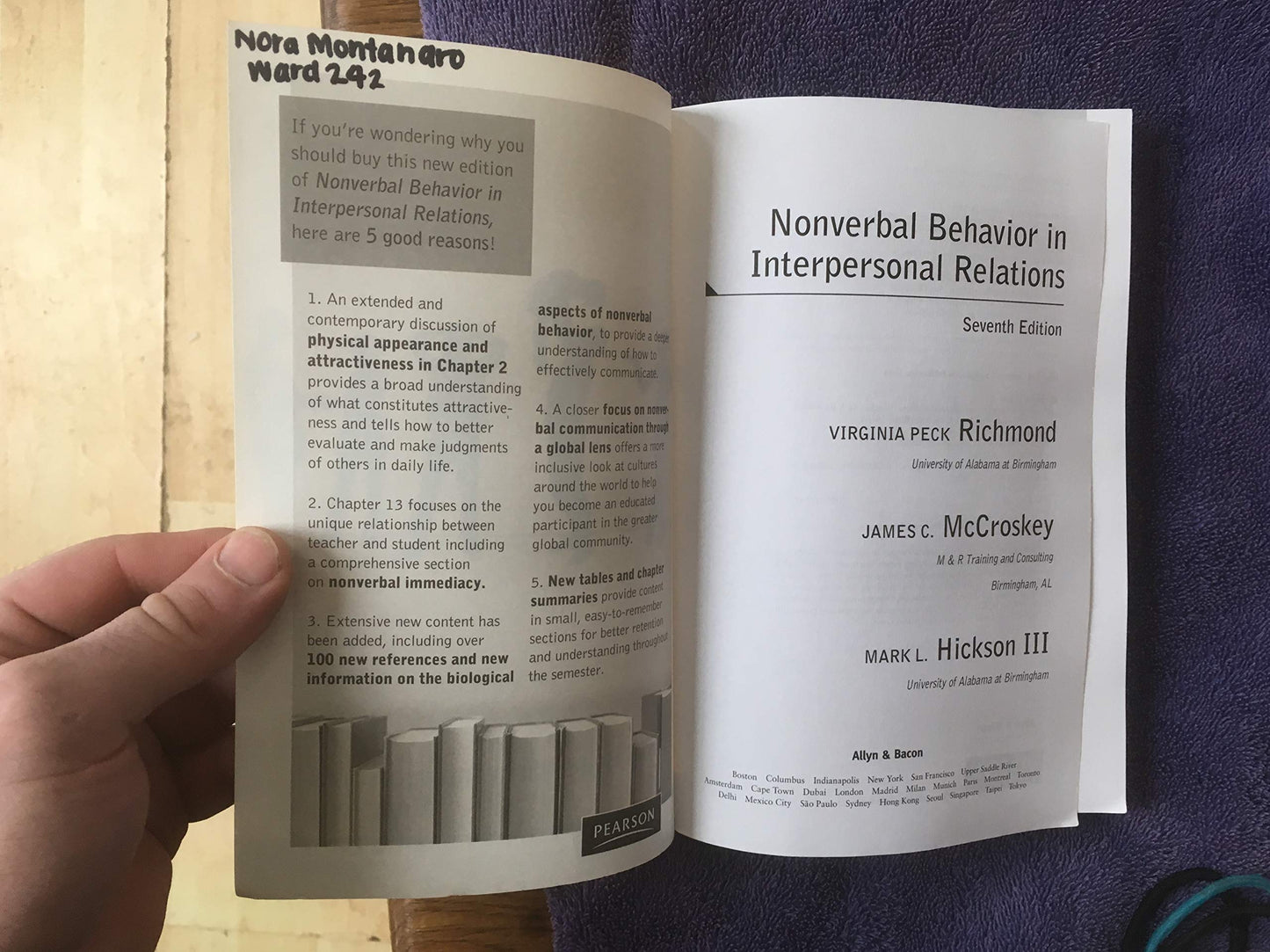 Nonverbal Behavior in Interpersonal Relations