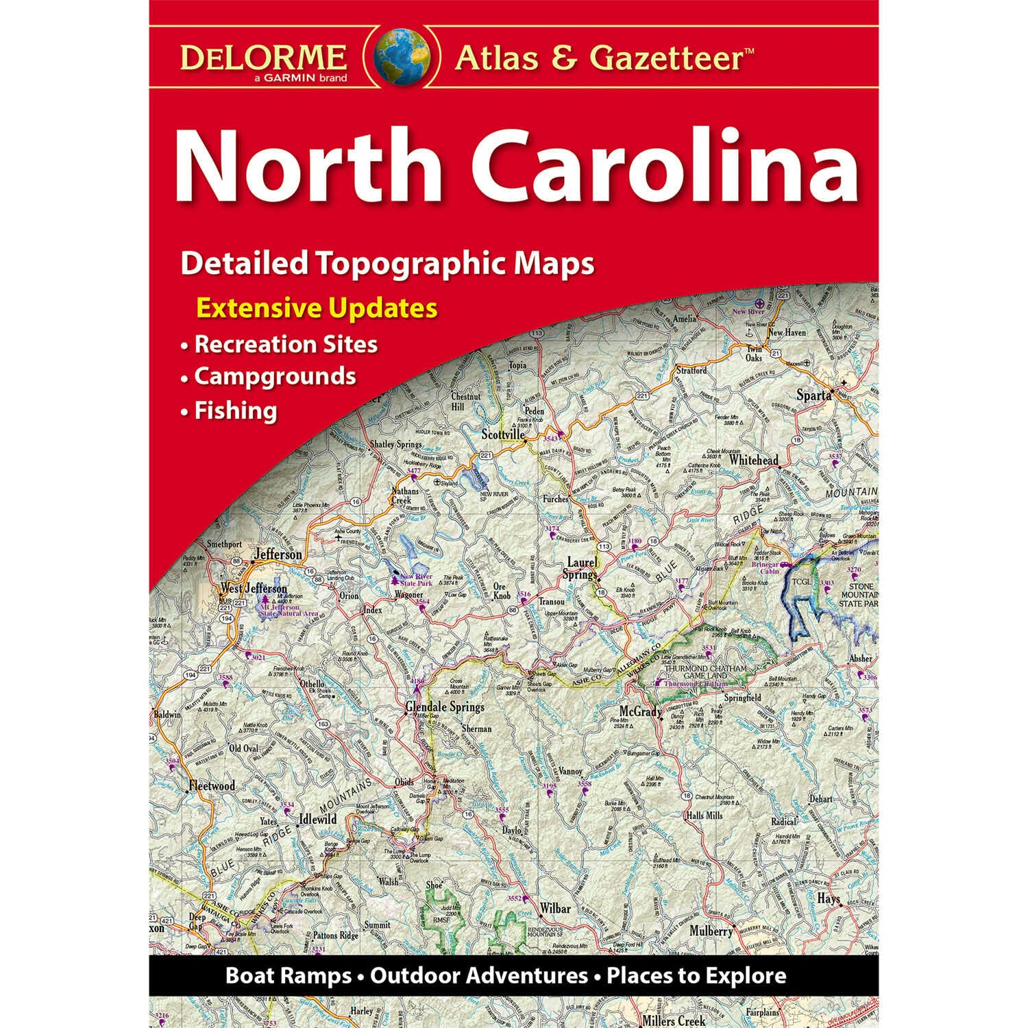 North Carolina Atlas & Gazetteer (Delorme Atlas & Gazetteer)