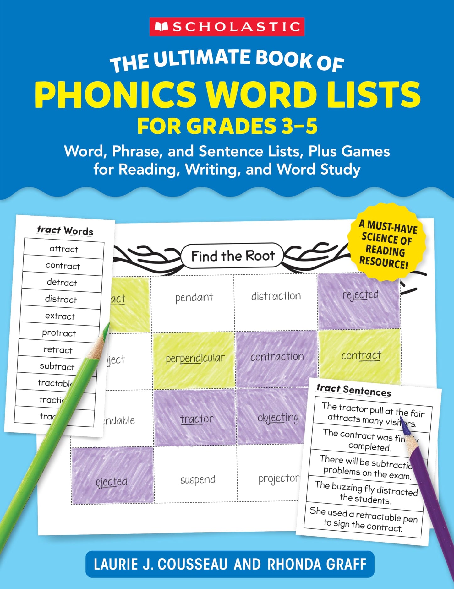 The Ultimate Book of Phonics Word Lists: Grades 3-5: Games & Word Lists for Reading, Writing, and Word Study