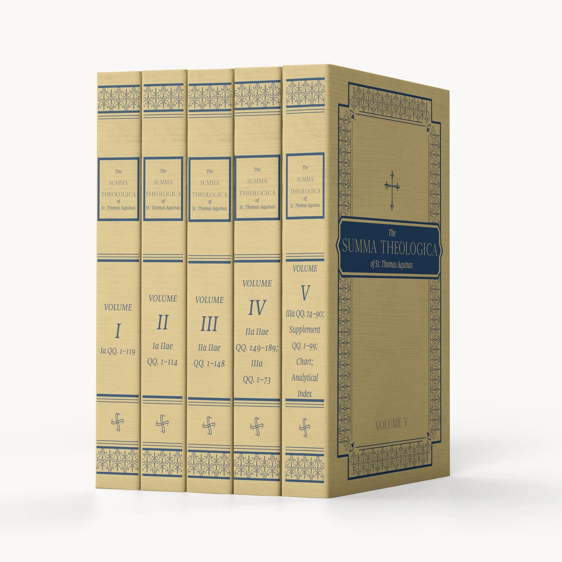 St. Thomas Aquinas Summa Theologica (5 volume set)