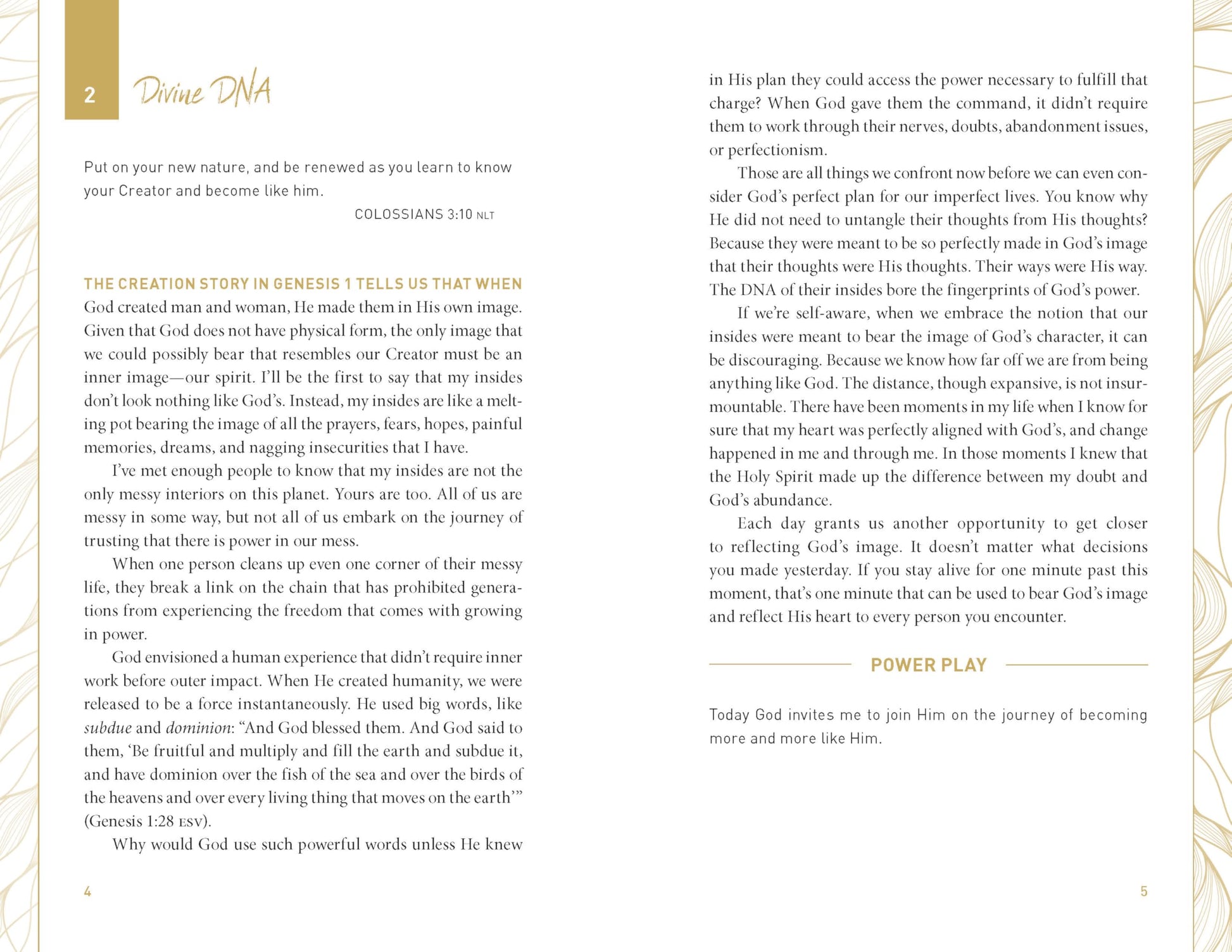 The Power in Surrender: 100 Ways to Tap into the Courage to Trust Gods Plan Over Fear, Worry, and Doubt (A 100-Day Devotional)