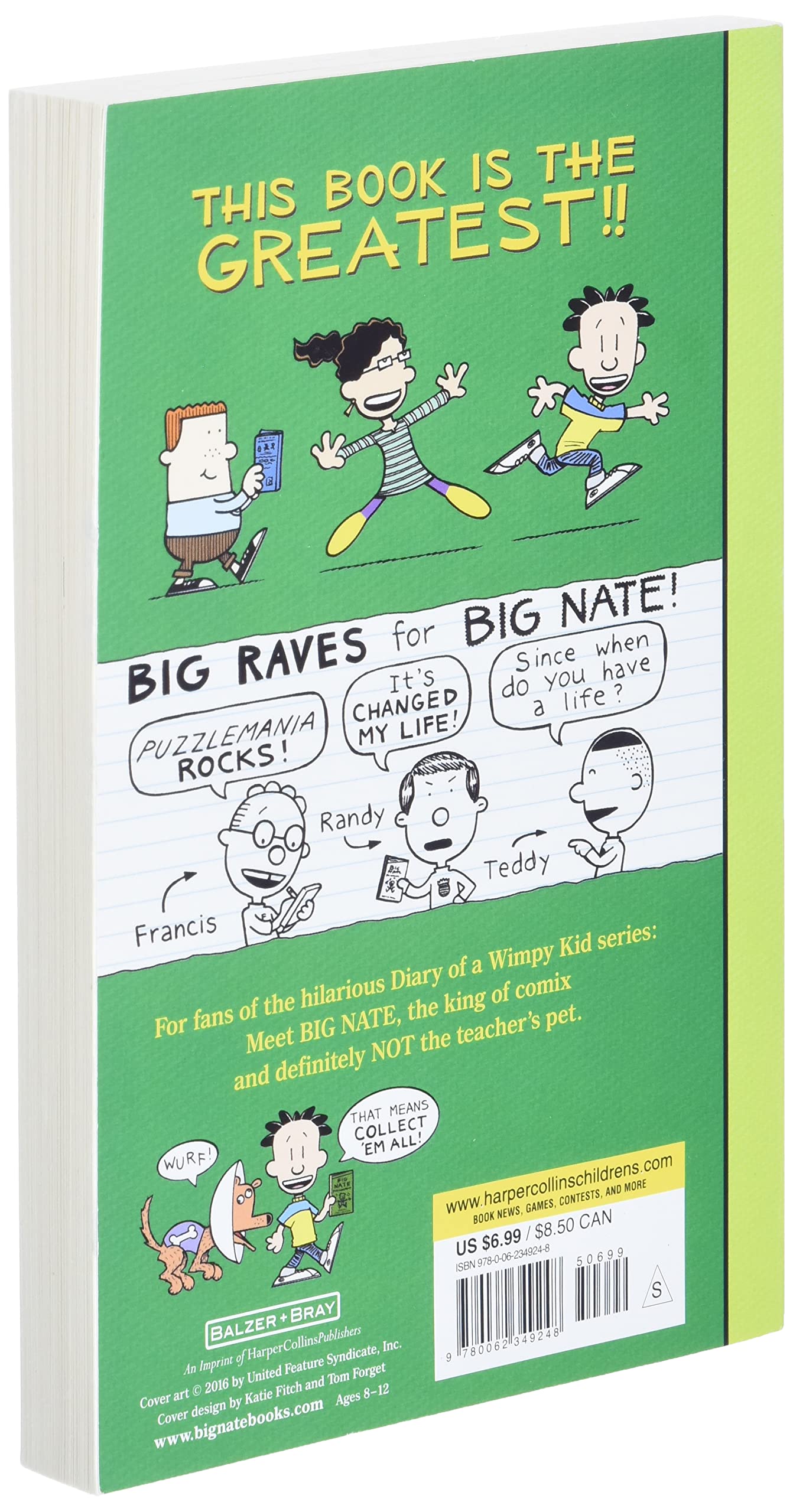 Big Nate Puzzlemania (Big Nate Activity Book, 6)