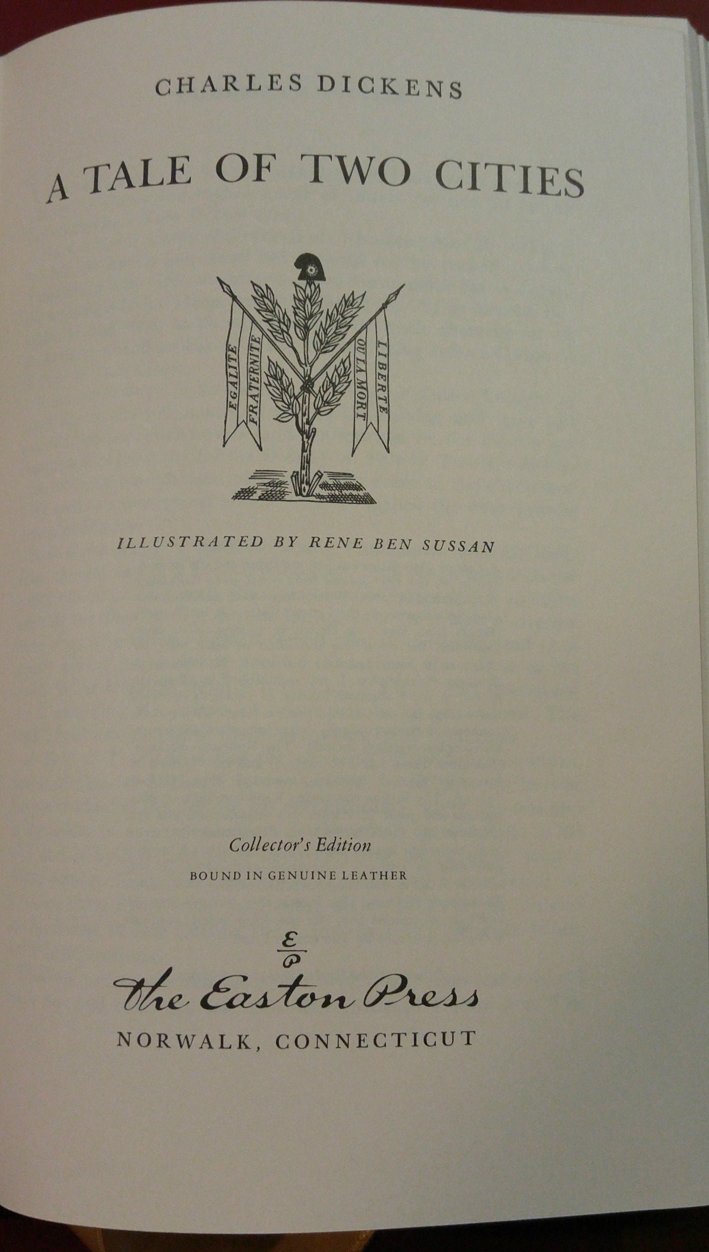 A Tale of Two Cities (Leather Bound)