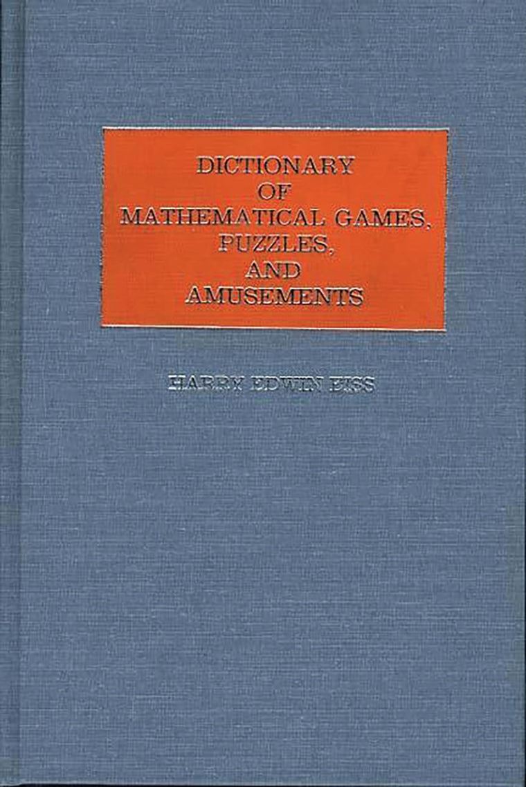 Dictionary of Language Games, Puzzles, and Amusements