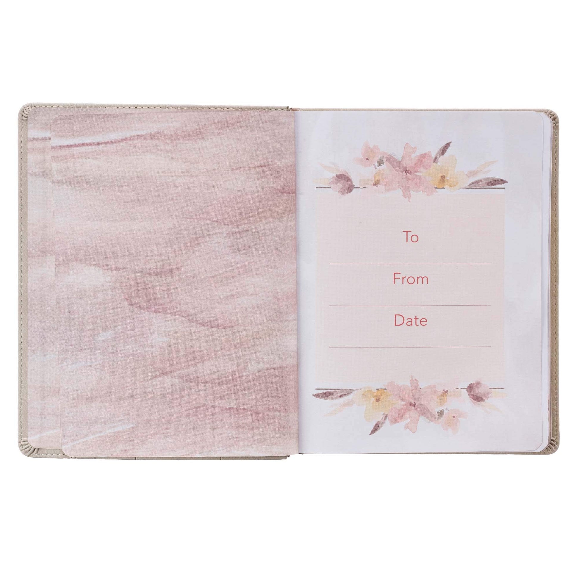 My Quiet Time Devotional - 365 Devotions for Women To Bring You Into The Peace Of The Presence of God Cappuccino, Faux Leather Flexcover Gift Book w/Ribbon Marker