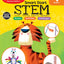 Evan-Moor Smart Start STEM Workbook, Grade 1, Science, Technology, Engineering, Math, Hands On Activities, Problem Solving, Critical Thinking, Fine Motor Skills, Sequencing, Animals, Homeschool