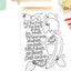 The Bible Coloring Book for Girls: Color 40 Cute Designs of Inspirational Verses & Christian Artwork