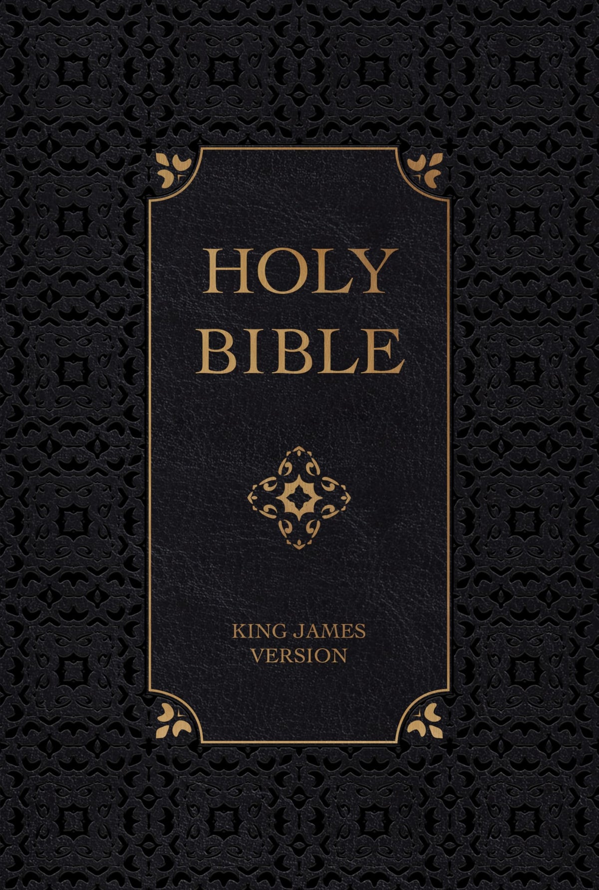 KJV Holy Bible Giant Print Obsidian