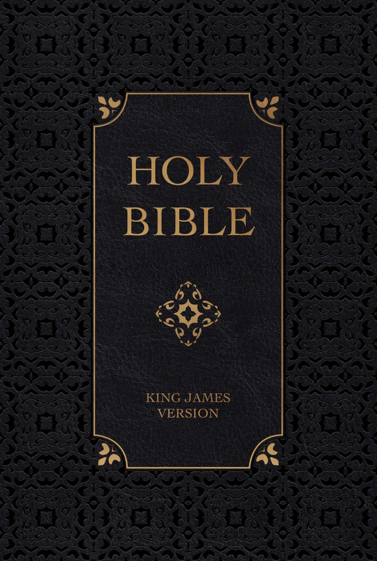 KJV Holy Bible Giant Print Obsidian