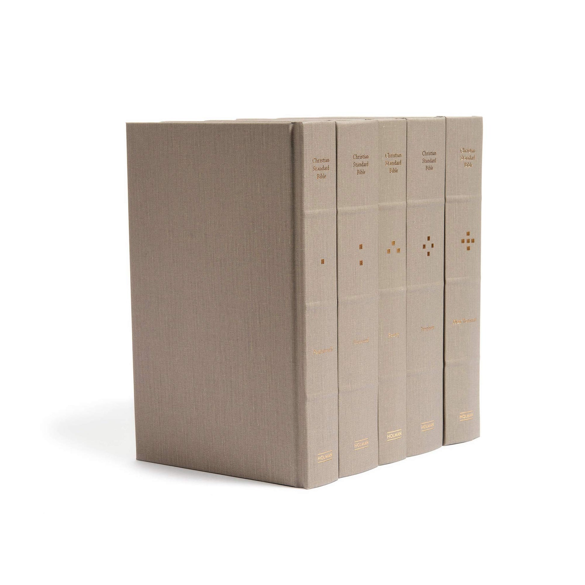 CSB Reader's Bible, Cloth Over Board, Five-Volume Collection, Black Letter, Single-Column, Reader's Format, Slip Case, Easy-to-Read Bible Serif Type