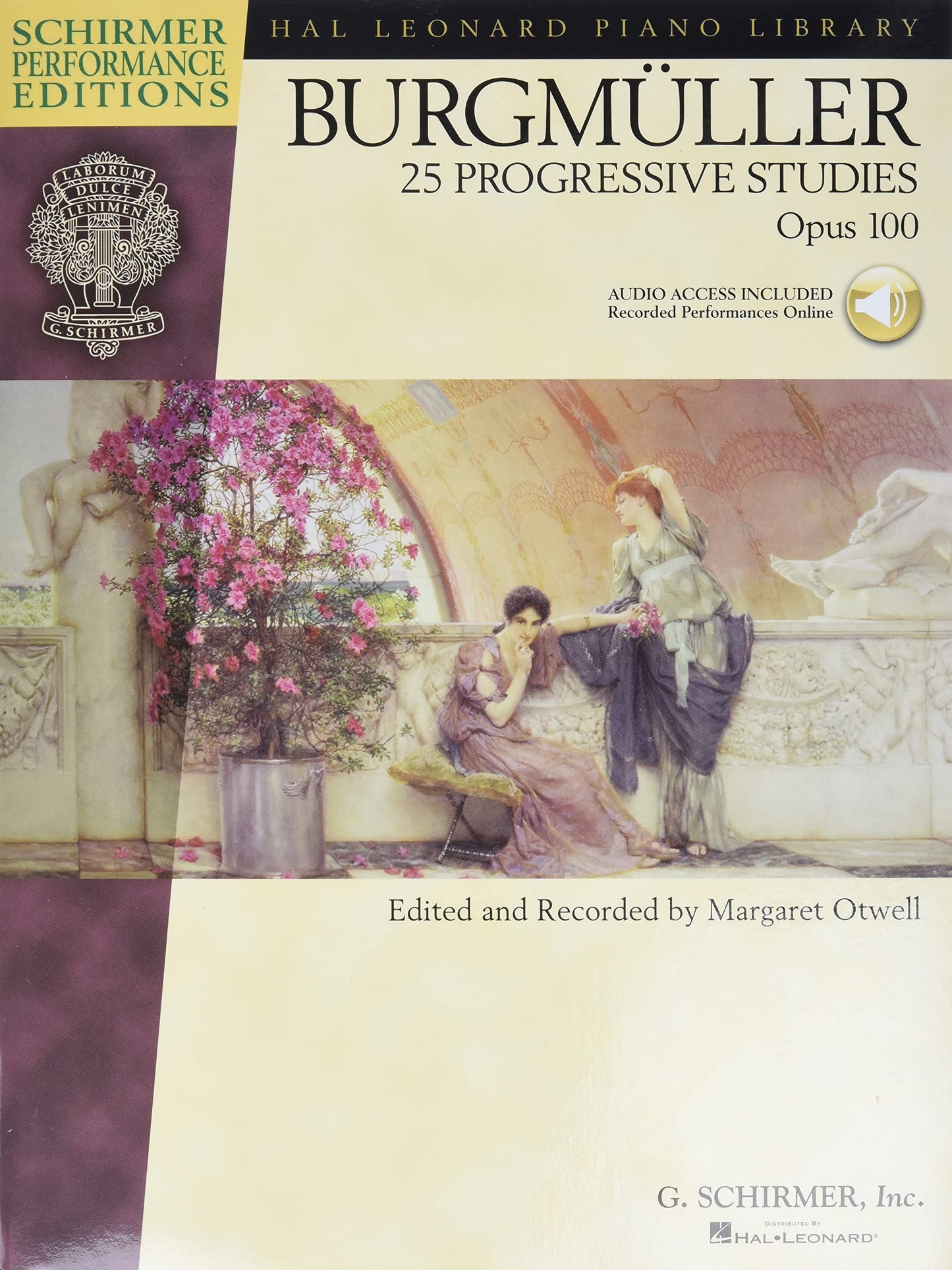 Burgmuller - 25 Progressive Studies, Opus 100 Book/Online Audio (Schirmer's Library of Musical Classics)