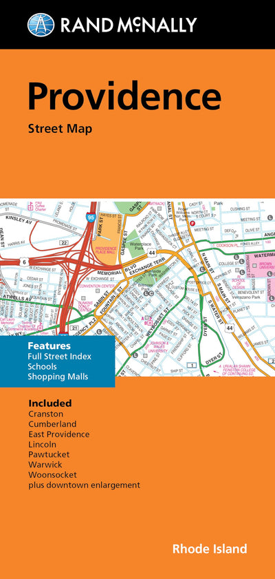 Folded Map: Providence Street Map