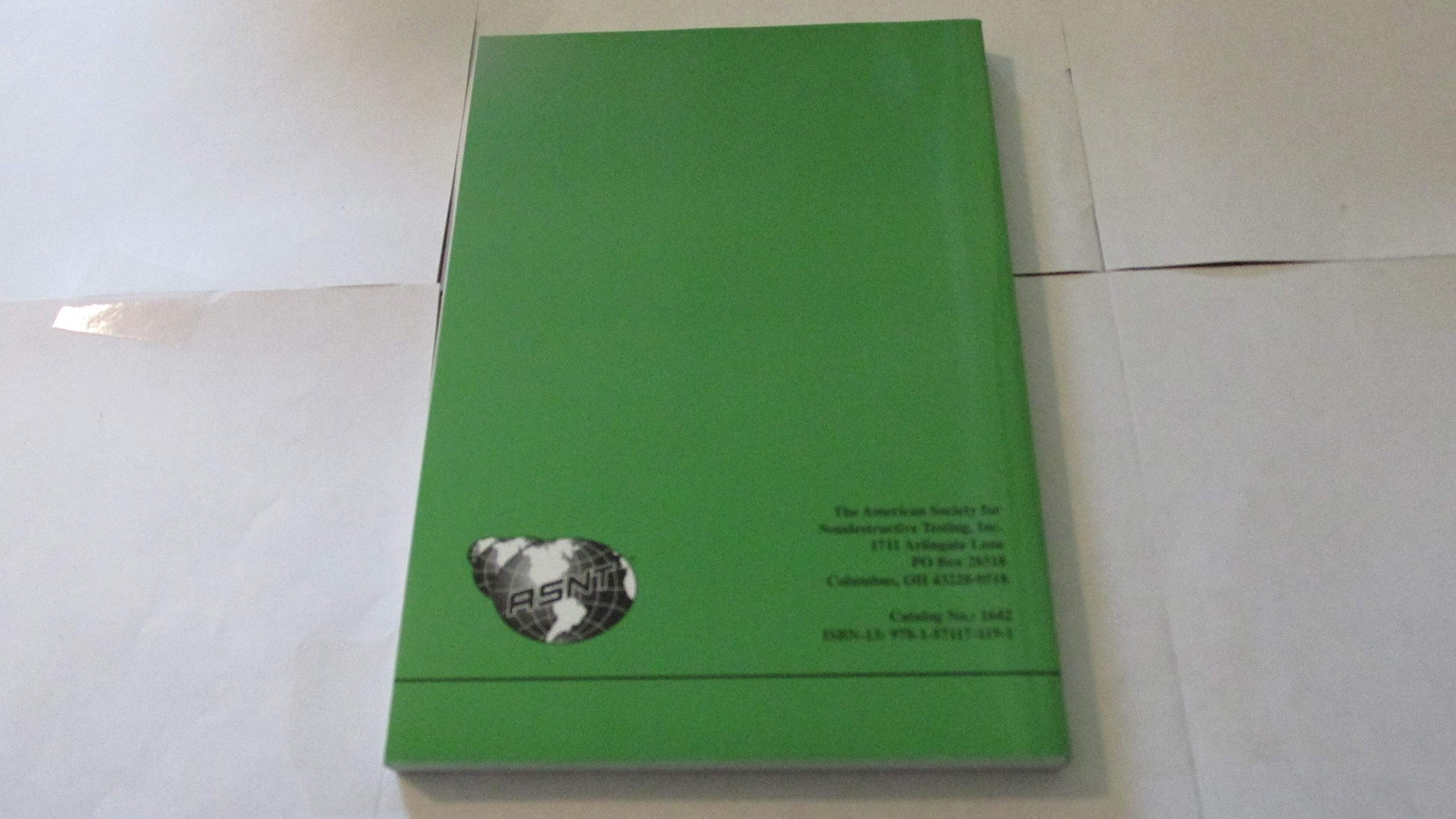 Ultrasonic Testing Classroom Training Book