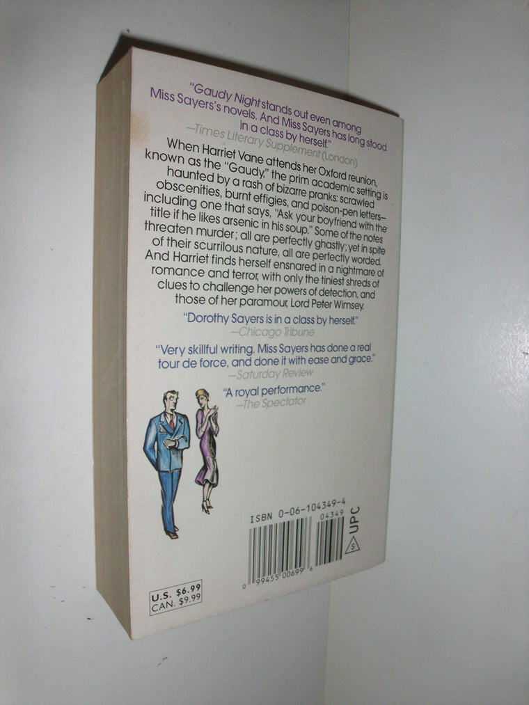 Gaudy Night — back cover