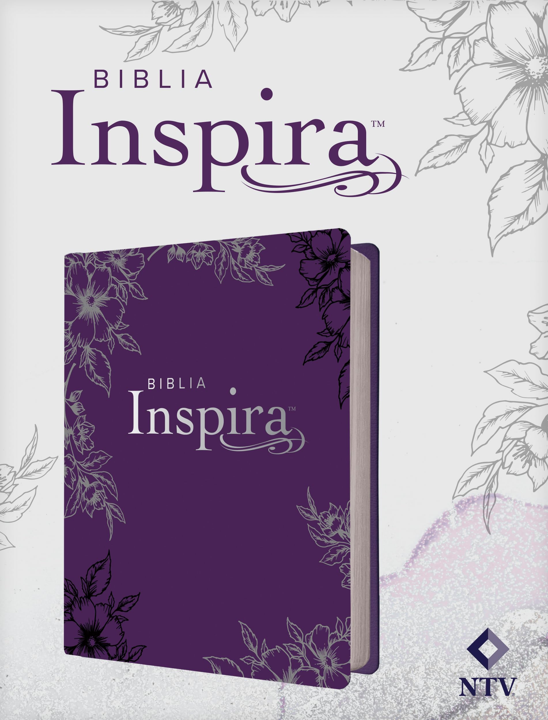 Biblia Inspira NTV (Tapa dura de SentiPiel, Lavanda): La Biblia que inspira tu creatividad (Spanish Edition)
