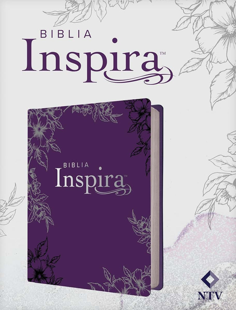 Biblia Inspira NTV (Tapa dura de SentiPiel, Lavanda): La Biblia que inspira tu creatividad (Spanish Edition)