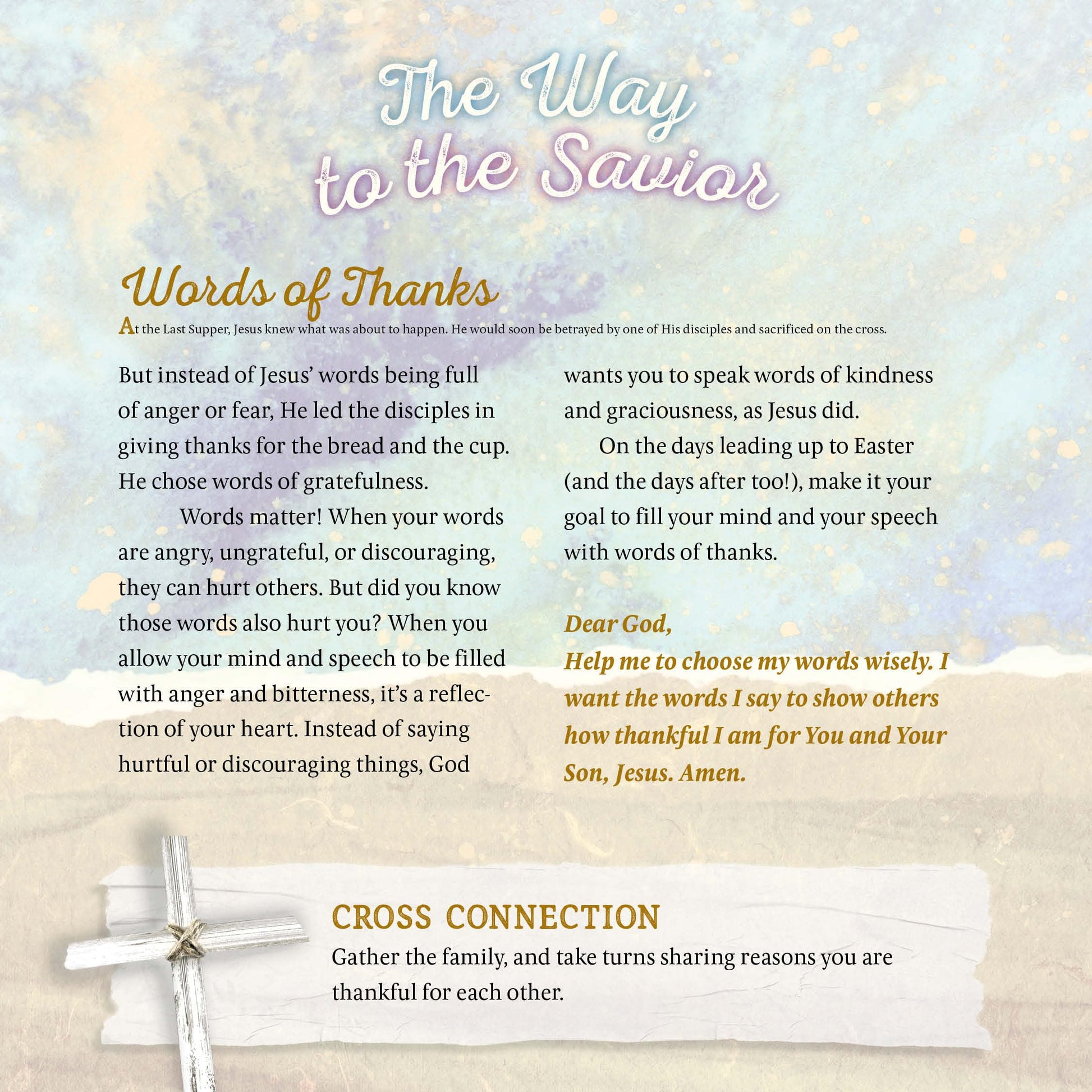 The Way to the Savior: A Family Easter Devotional