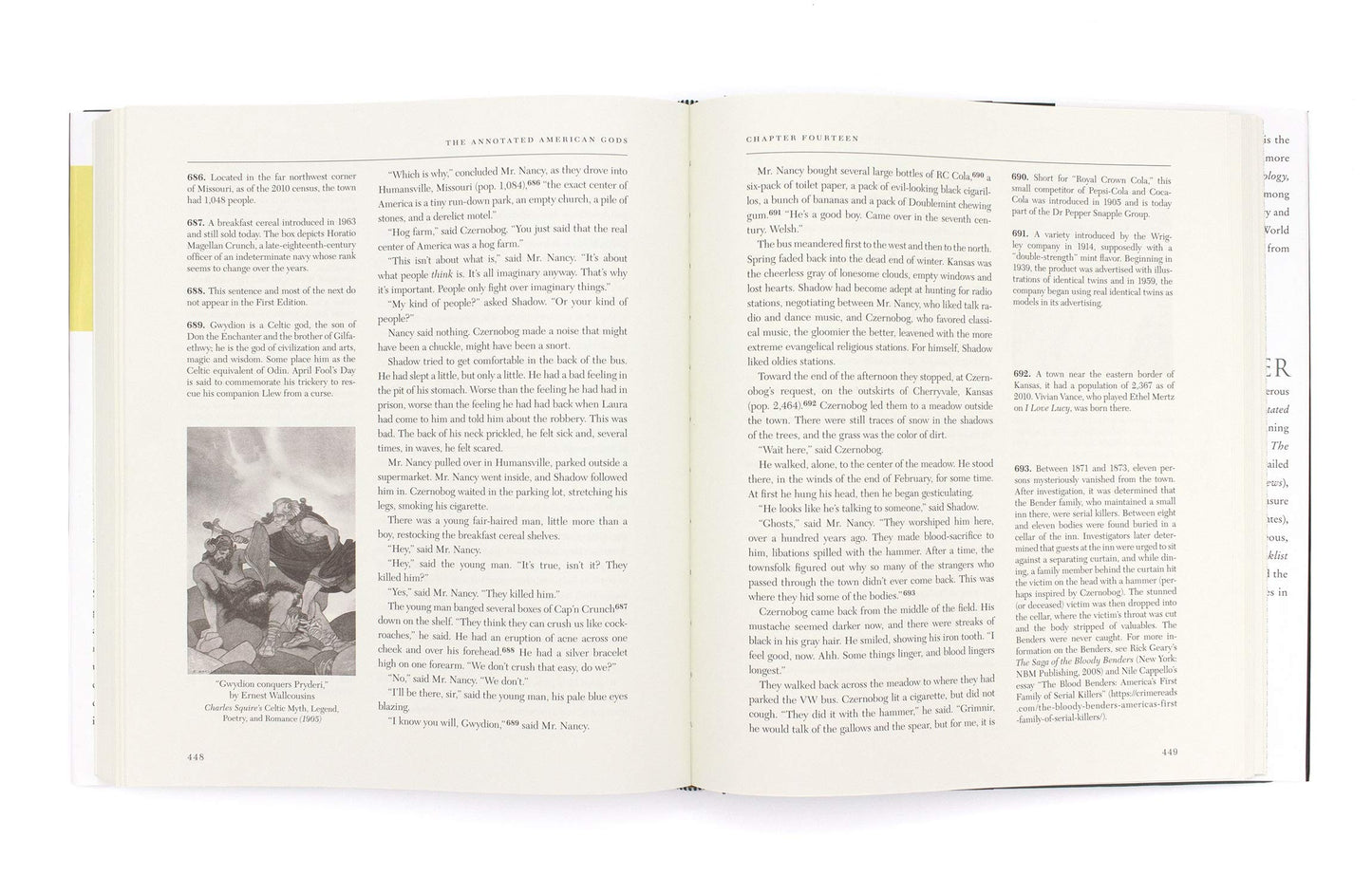 The Annotated American Gods by Neil Gaiman (Hardcover)