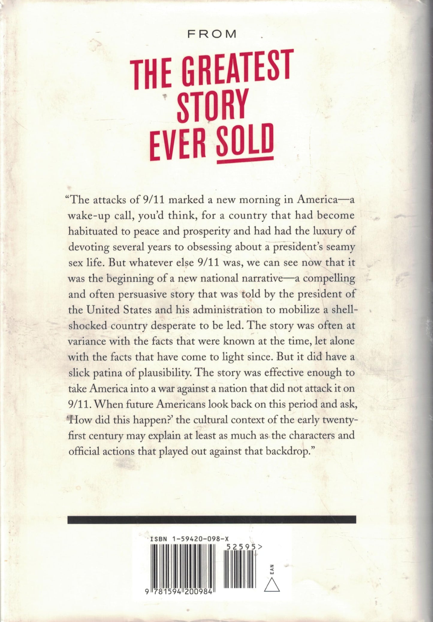 The Greatest Story Ever Sold: The Decline and Fall of Truth from 9/11 to Katrina