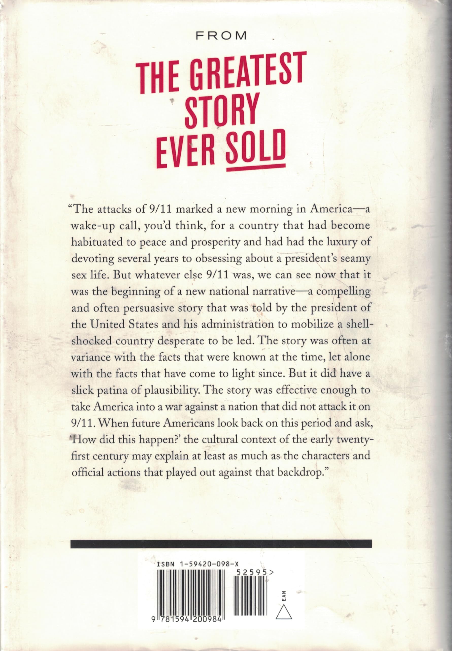 The Greatest Story Ever Sold: The Decline and Fall of Truth from 9/11 to Katrina