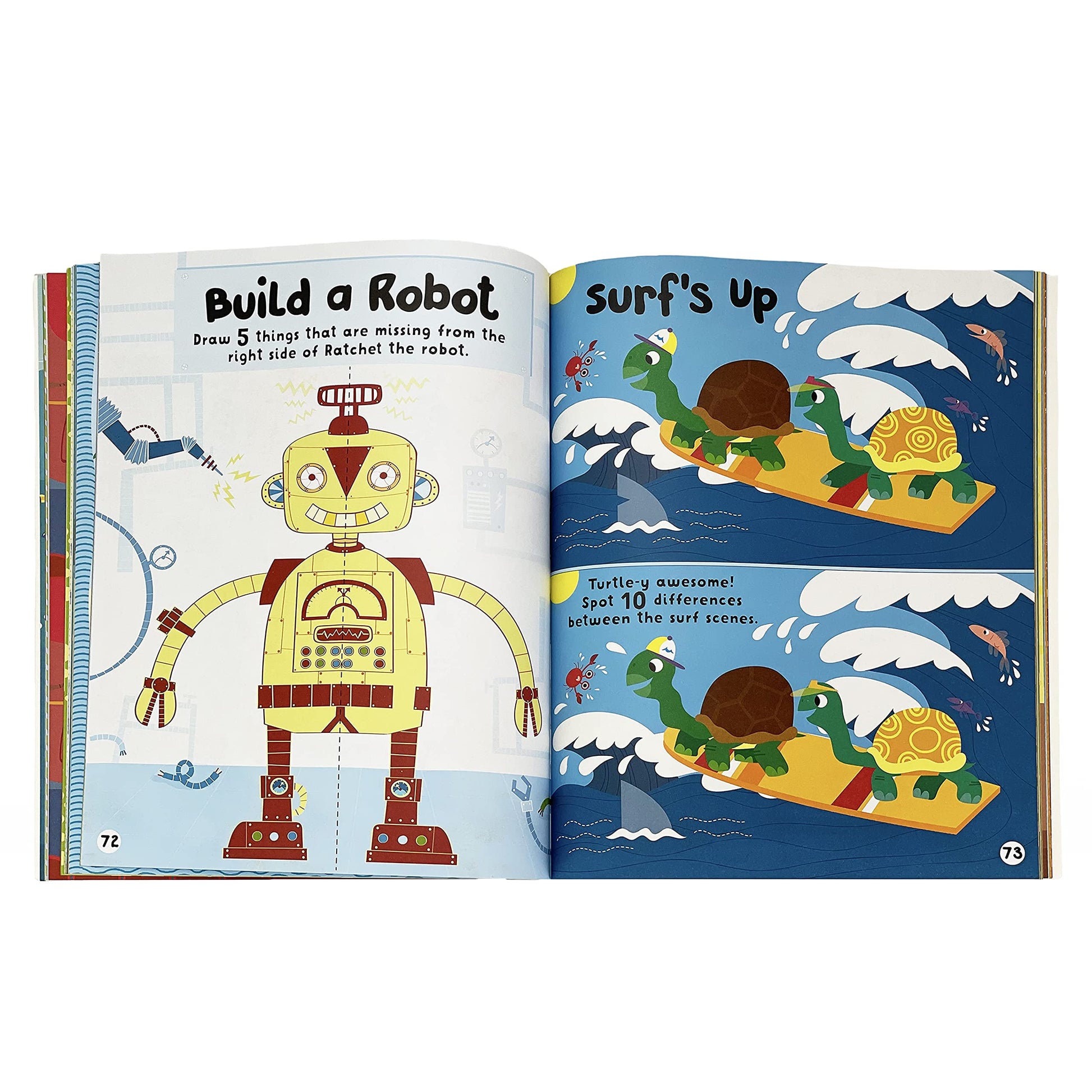 Totally Awesome Spot the Difference - Spot the Difference Puzzles and Other Fun Activities