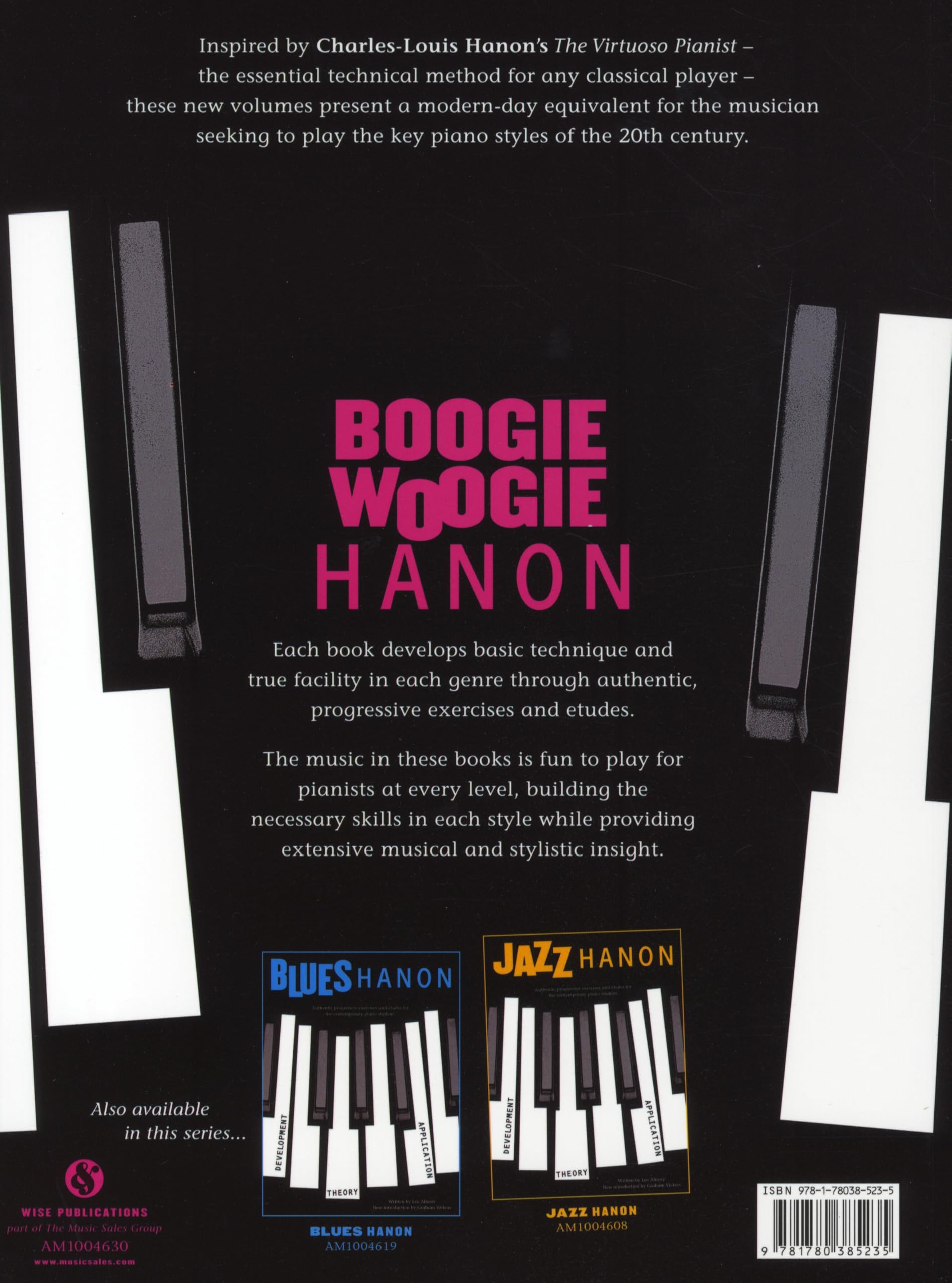 Boogie-Woogie Hanon - Progressive Revised Edition  Jazz and Boogie Exercises for Students and Teachers  Piano Technique Sheet Music Book for Rhythm Practice and Finger Strength
