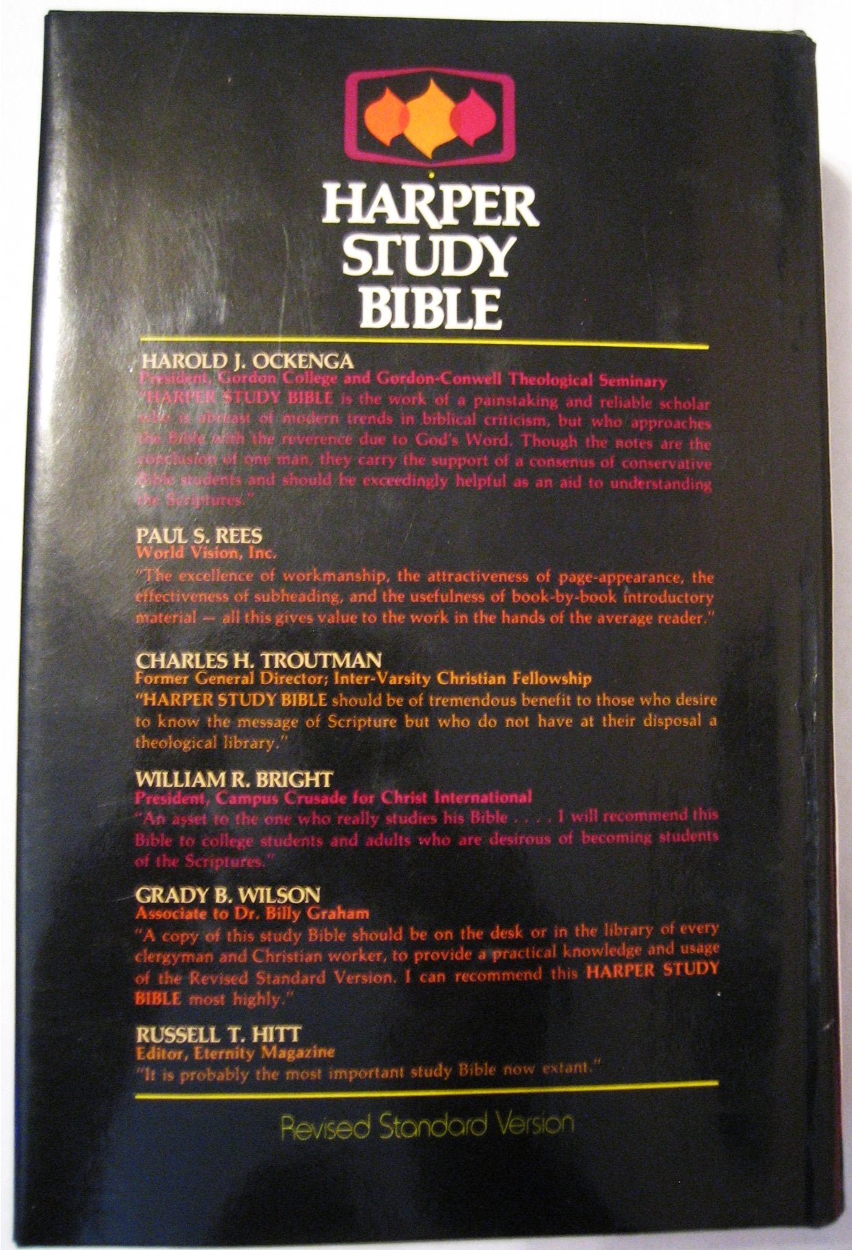 Harper Study Bible: Revised Standard Version by Zondervan