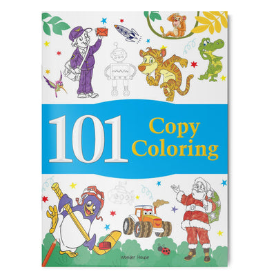 101 Copy Coloring: Fun Activity Book For Children (101 Fun Activities)