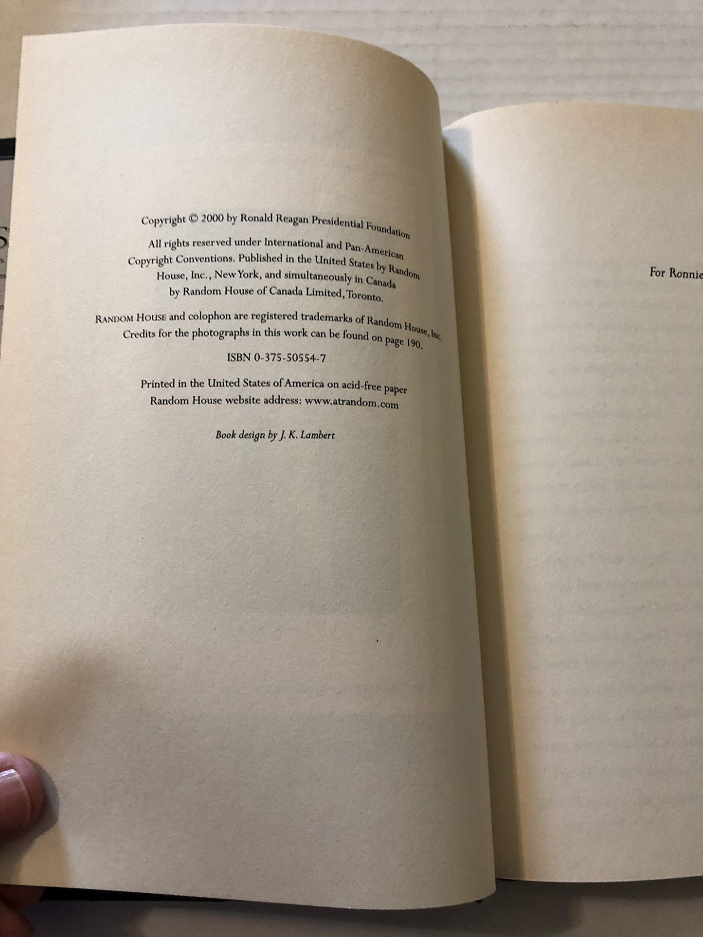I Love You, Ronnie: The Letters of Ronald Reagan to Nancy Reagan