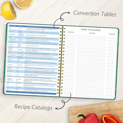 Blank Recipe Book to Write in Your Own Recipes by Miakarts Books