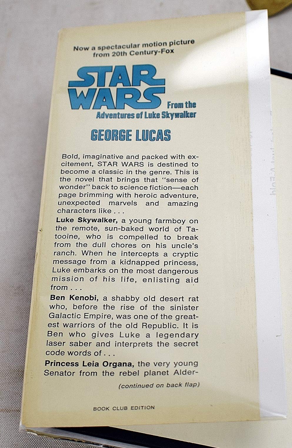 Star Wars from the Adventures of Luke Skywalker