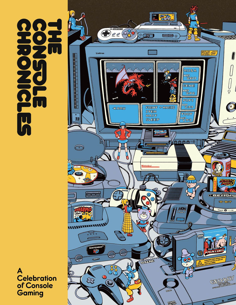 The Console Chronicles: A comprehensive celebration of home consoles and their iconic games from indie journal publisher Lost In Cult - the ultimate visual history of gaming.