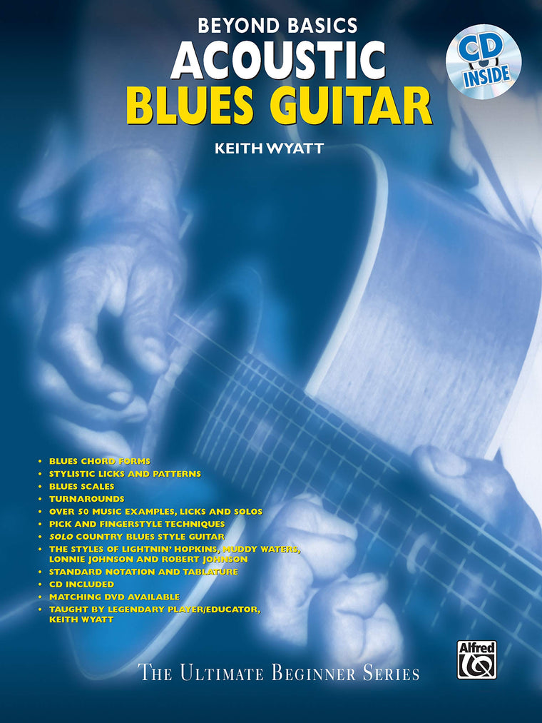 Beyond Basics: Acoustic Blues Guitar, Book & CD