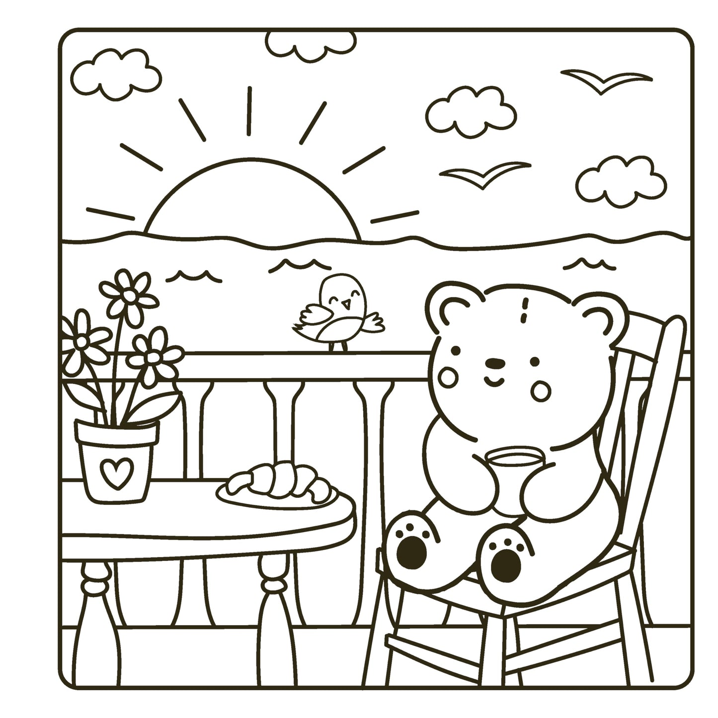 Spa Day: Coloring Book (Cozy Coloring)